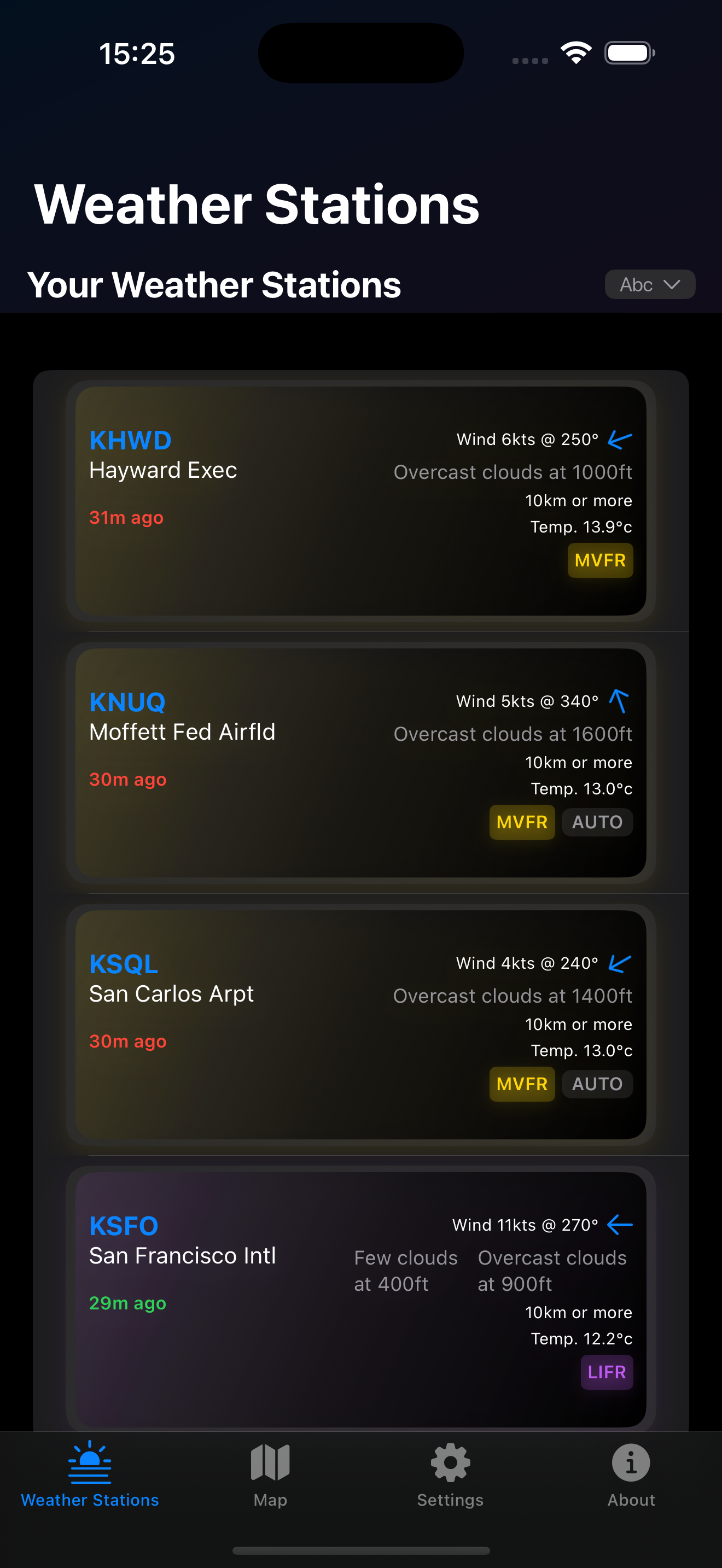 AltiMETAR app screenshot 1